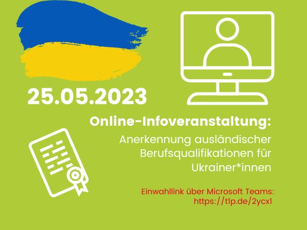 Online-Infoveranstaltung für Ukrainer*innen im Regierungsbezirk Karlsruhe