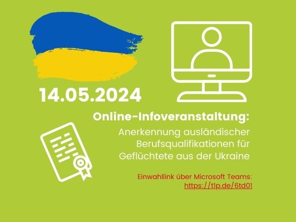 Online-Infoveranstaltung: Anerkennung von ausländischen Abschlüssen