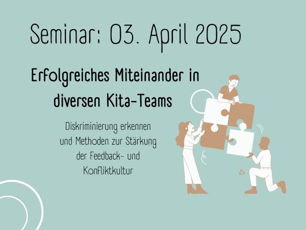 Seminar: Erfolgreiches Miteinander in diversen Kita-Teams am 03.04.2025